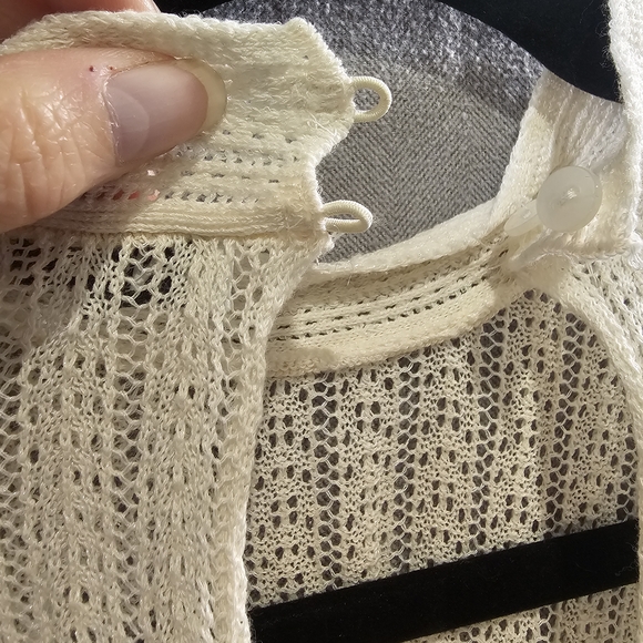 Cottagecore Timeless Zara Boho Feminine Off White Shirt Size S - Picture 4 of 7